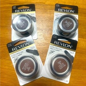 4 pieces Revlon ColorStay Waterproof Matte & Shimmer Cream Eyeshadow, 24hr Wear